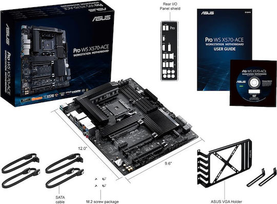 Asus Pro WS X570-ACE Дънна платка ATX с AMD AM4 Сокет
