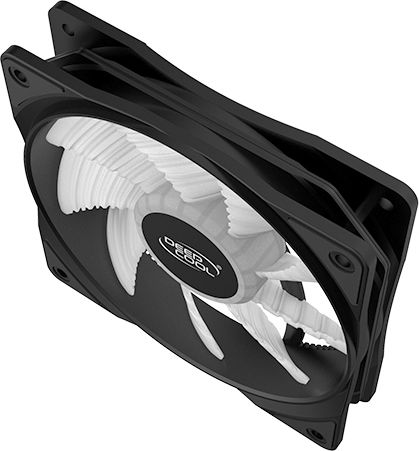 Deepcool RF120 Case Fan 1300rpm 48.9cfm with White Lighting and 3-Pin 4-Pin Molex Connection
