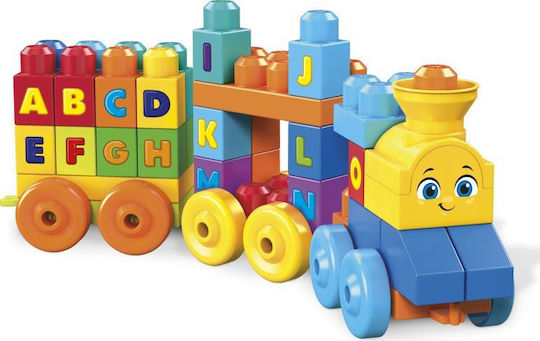 Mega Bloks Τουβλάκια A-B-C Learning Train για 1+ Έτους 50τμχ