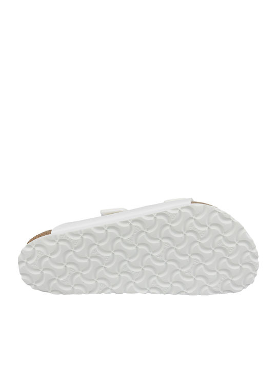 Arizona Birko-Flor Women's Flat Sandals Anatomic in White Color Regular Fit