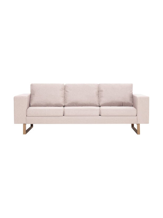 Canapea Cu Trei Locuri Ecru 200x82x75cm
