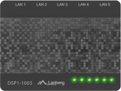 Lanberg DSP1-1005 Unmanaged L2 Switch με 5 Θύρες Gigabit (1Gbps) Ethernet