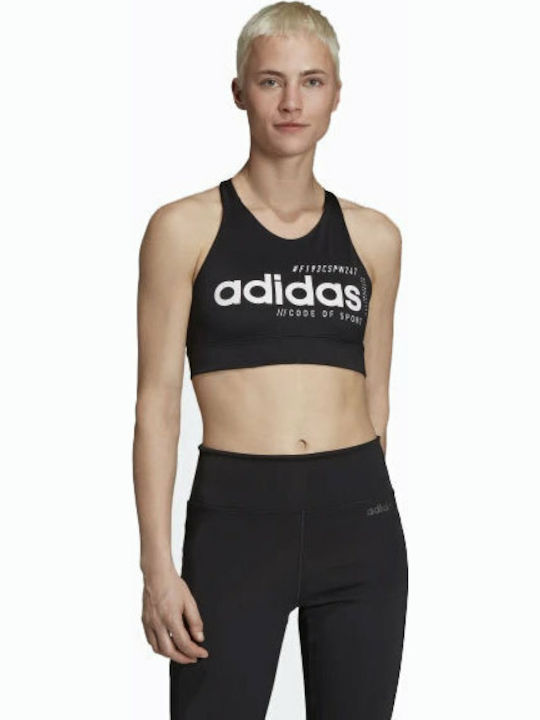 adidas Inspired Brilliant Basic Women's Sports Bra without Padding Black