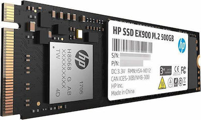 HP EX900 SSD 500GB M.2 NVMe PCI Express 3.0