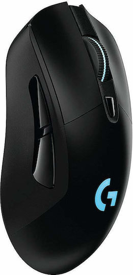 Logitech G703 Lightspeed (Hero) Ασύρματο RGB Gaming Ποντίκι 16000 DPI Μαύρο
