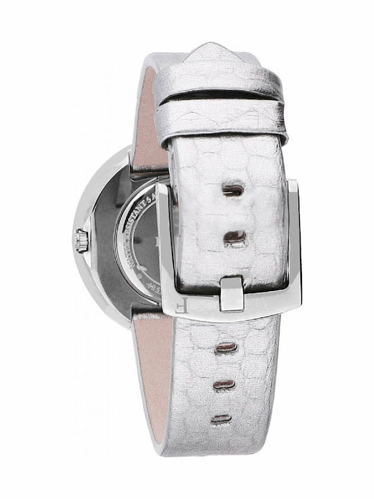 Furla Damen Uhr mit Gray Lederarmband