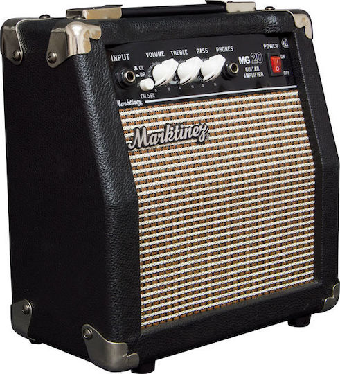 Marktinez MG 20 Combo Ενισχυτής Ηλεκτρικής Κιθάρας 1 x 6.5" 10W Μαύρος