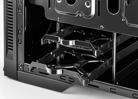 Inter-Tech X-908 Infini2 Gaming Midi Tower Κουτί Υπολογιστή με Πλαϊνό Παράθυρο και RGB Φωτισμό Μαύρο