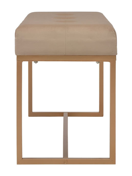 Hallway Furniture with Bench Μπεζ 80x36x51cm