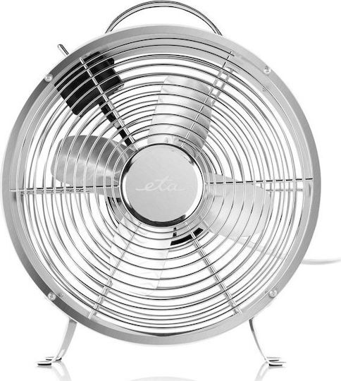 ETA ETA 0608 90000 Ringo Επιτραπέζιος Ανεμιστήρας 25W Διαμέτρου 26cm Λευκός