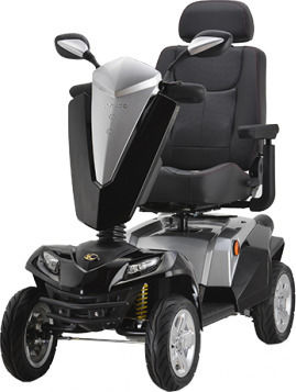 Kymco Healthcare Maxer Инвалидна количка скутер 13" с Прост гръб 56.5см