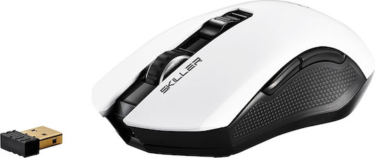 Sharkoon Skiller SGM3 Ασύρματο RGB Gaming Ποντίκι 6000 DPI Λευκό