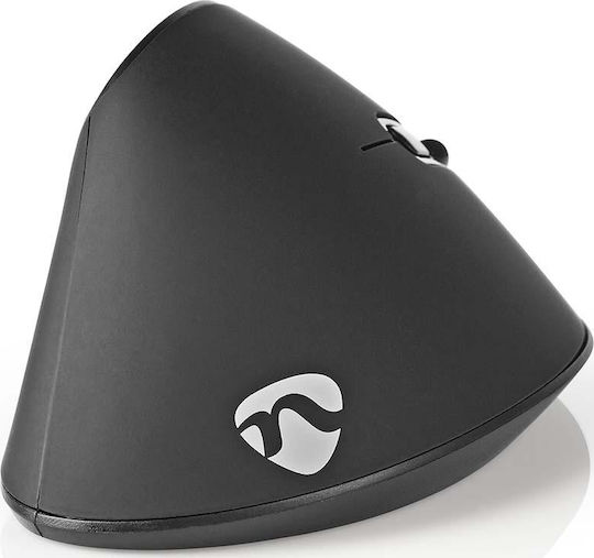 Nedis ERGOMSWS100BK Kabelloses Ergonomisches Vertikales Mäuse Schwarz
