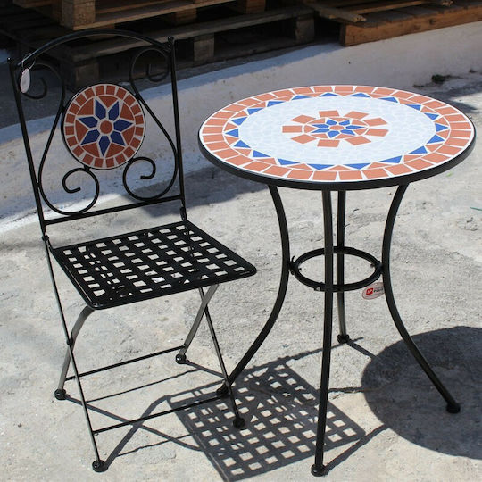 Chair Bolero Black 42x48x90cm