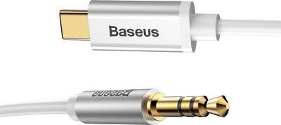 Baseus Yiven USB 2.0 Kabel USB Typ-C männlich 3,5mm Weiße 1,2m CAM01-02