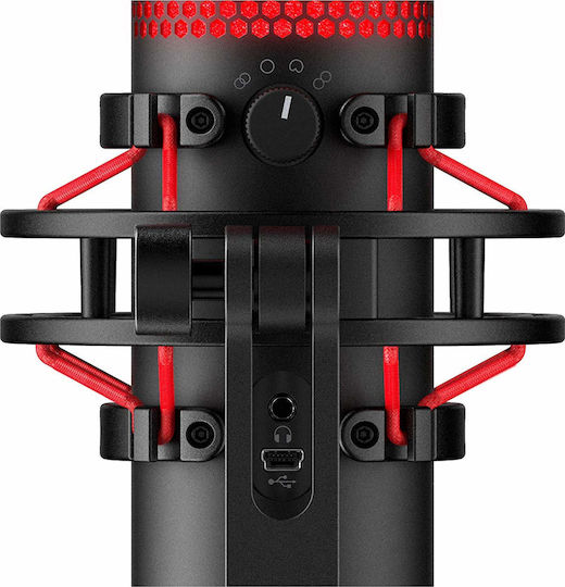 HyperX HyperX QuadCast Πυκνωτικό Μικρόφωνο USB Επιτραπέζιο