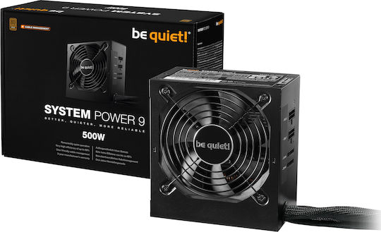 Be Quiet System Power 9 CM 500W Black Computer Power Supply Semi Modular 80 Plus Bronze
