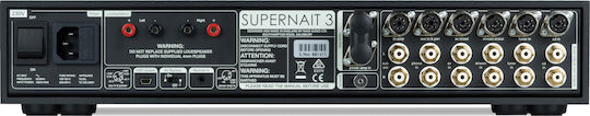 Naim Supernait 3 Ολοκληρωμένος Ενισχυτής Hi-Fi Stereo 130W/4Ω 80W/8Ω Μαύρος