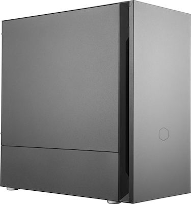 CoolerMaster Silencio S400 TG Gaming Mini Tower Κουτί Υπολογιστή με Πλαϊνό Παράθυρο Μαύρο