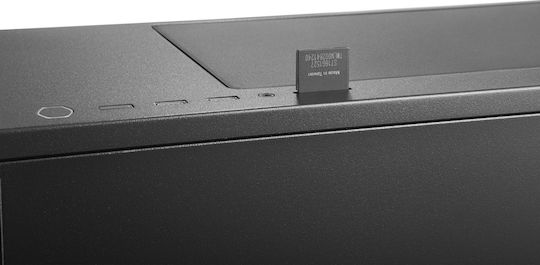 CoolerMaster Silencio S600 TG Геймърско бюро Midi Tower Компютърна кутия със страничен прозорец Черен