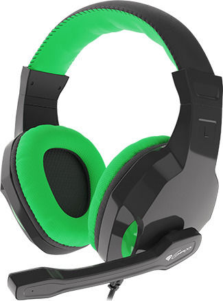 Genesis Argon 100 Over Ear Gaming Headset με σύνδεση 3.5mm Πράσινο