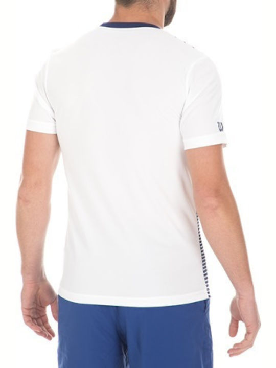 Wilson Team Striped Crew WRA769703 Herren Mehrfarbige Tennisbekleidung