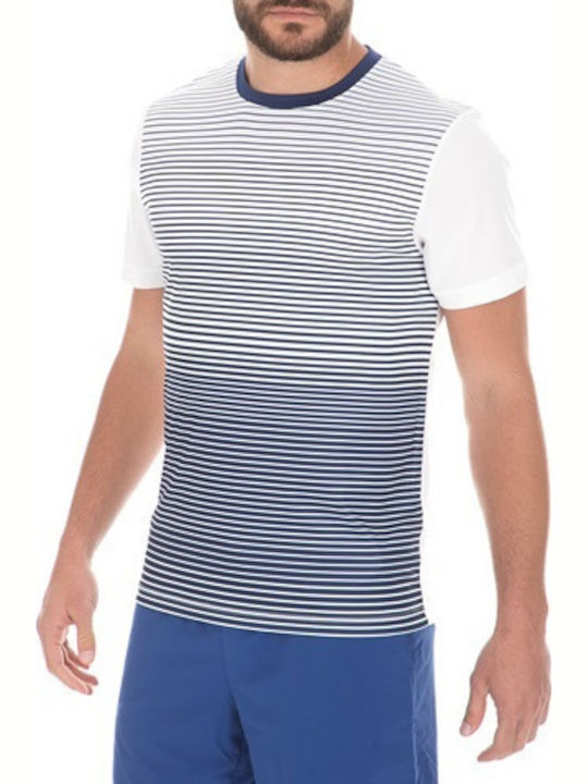 Wilson Team Striped Crew WRA769703 Herren Mehrfarbige Tennisbekleidung
