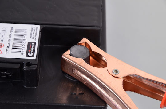 Compass 07173 Αναλογικό Battery Tester με Κροκοδειλάκια