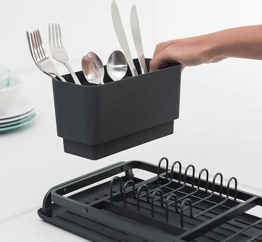 Brabantia Отцедник за Мивка Метален Сив 46x20x20cm