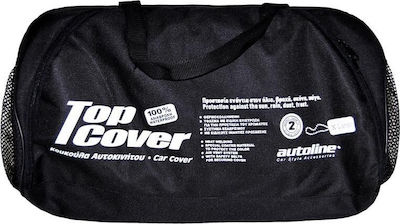 Autoline TopCover Eco Car Covers with Carrying Bag 406x165x119cm Waterproof Medium