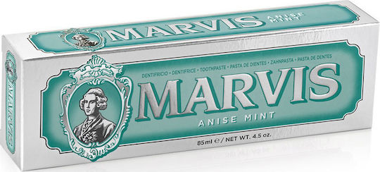 Marvis Anise Mint Οδοντόκρεμα για Ουλίτιδα , Πλάκα & Τερηδόνα 85ml