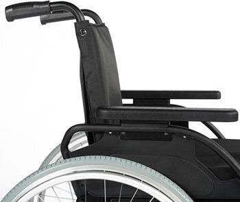 Sunrise Medical RubiX 2 Αναπηρικό Αμαξίδιο Ελαφρού Τύπου 46cm Ασημί