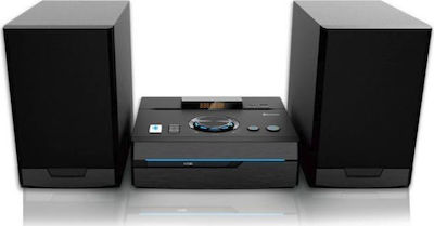 NOD Ηχοσύστημα 2.0 Stage 50W με CD / Digital Media Player και Bluetooth Μαύρο