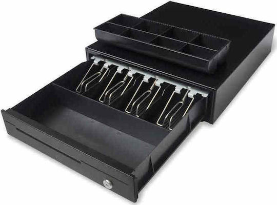 TE Tameiaki Express 504 Cash Drawer with 8 Coin Slots and 5 Slots for Bills 35x40.5x9cm