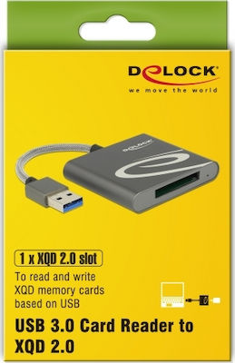 DeLock Kartenleser USB 3.0 für / / / / /X/Q/D/ / Gray