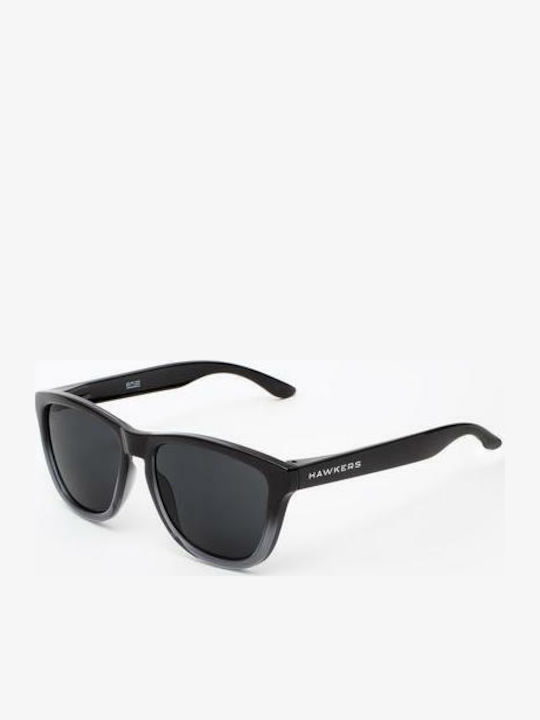Hawkers Dark One Sunglasses with Black Plastic Frame and Black Lens