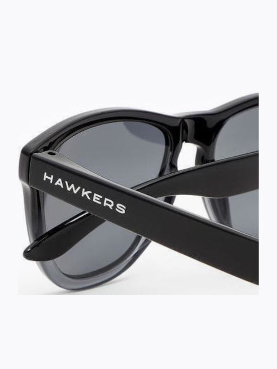 Hawkers Dark One Unisex Γυαλιά Ηλίου με Μαύρο Κοκκάλινο Σκελετό και Μαύρο Φακό HKRS2028