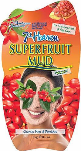 Montagne Jeunesse Super Fruit Mud Μάσκα Ομορφιάς Προσώπου για Επανόρθωση 15gr