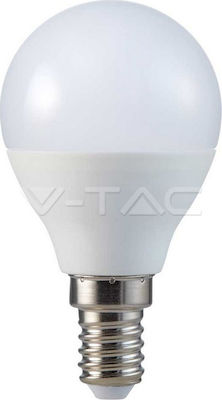 V-TAC VT-236 Λάμπα LED για Ντουί E14 και Σχήμα G45 Φυσικό Λευκό 470lm