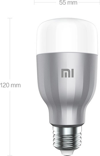 Xiaomi Smart Λάμπα LED 10W για Ντουί E27 RGBW 800lm