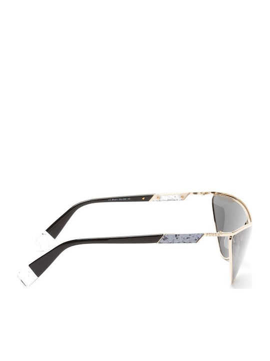 Furla Women's Sunglasses with Gold Metal Frame SFU311 0300