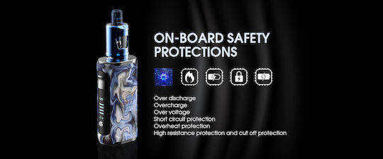 Innokin Adept Zlide Box Mod Kit 2ml με Ενσωματωμένη Μπαταρία 3000mAh Black