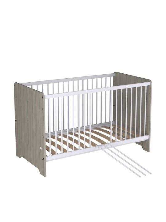 Polini Kids Babybett Nordic Ulme für Matratze 70x140cm