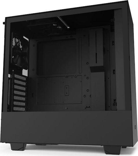 NZXT H510i Gaming Midi Tower Κουτί Υπολογιστή με Πλαϊνό Παράθυρο και RGB Φωτισμό Μαύρο