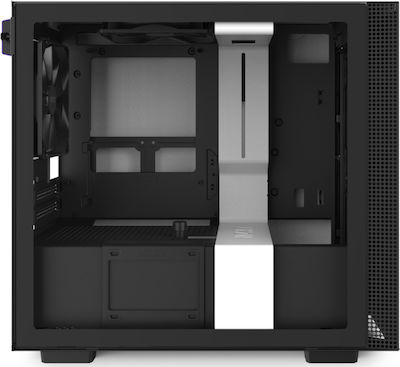 NZXT H210 Gaming Mini Tower Κουτί Υπολογιστή με Πλαϊνό Παράθυρο Λευκό