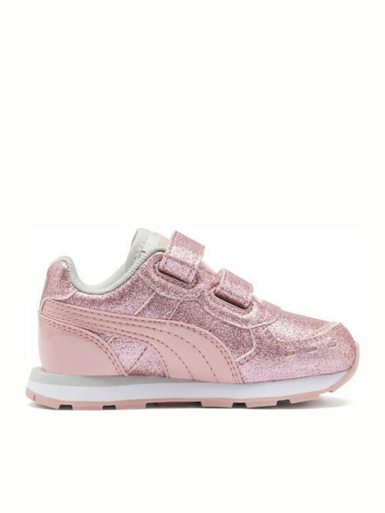 Puma Kids Sneakers Vista Glitz with Scratch Pink