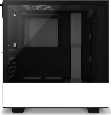 NZXT H510 Elite Gaming Midi Tower Κουτί Υπολογιστή με Πλαϊνό Παράθυρο και RGB Φωτισμό Λευκό