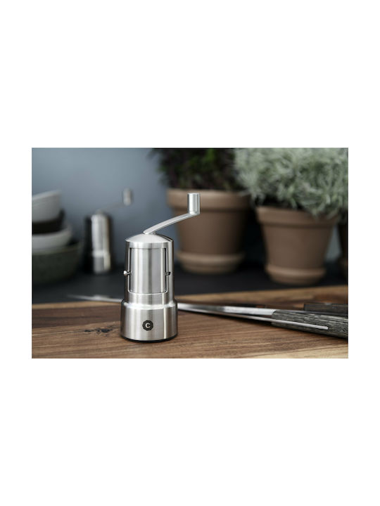CrushGrind Copenhagen Manual Inox Spice Mill 10.5cm Silver