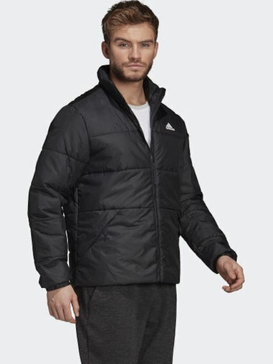 BSC 3-Stripes Insulated Winter Jacket Puffer Black
