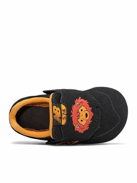 New Balance Βρεφικά Sneakers Αγκαλιάς Μαύρα